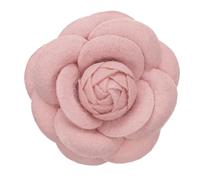 PATIKIL Camellia Blumenbroschen, Vintage Stoffblumenbroschen handgefertigte florale Anstecknadeln für Damen Hut Kleid Hemd Krawatte Corsage, Pink