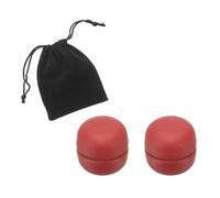 PATIKIL Hijab Magnetische Pins mit Aufbewahrungstasche, 1 Paar Kein Verhaken Stärkste Gewerbliche Stärke Knöpfe Multi-Use Pinless Magnetischer Schal Clip für Damenbekleidung Vorhang, Rot