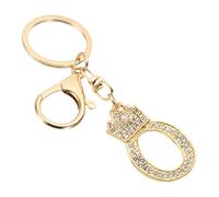 PATIKIL Initial Letter Schlüsselanhänger Buchstabe O Krone Design Charm mit Kristall Diamanten Dekorative Frauen Alphabet Anhänger für Tasche Rucksack DIY Handwerk, Gold Ton