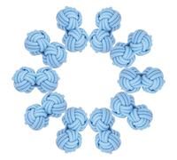 PATIKIL Manschettenknöpfe aus Seidenknoten, elastischer Stoff | Manschettenknöpfe für Damen und Herren, Business-Geschenk
