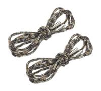 PATIKIL Strass-Schnürsenkel, 2 Stück, Kristall-Glitzer-Schnürsenkel, Schnürsenkel, Seil, Hoodie, Kordel, Ersatz-Kordeln für Sneaker, Sweatpants, Taschen, Zubehör, Leopardenmuster, leopardenmuster