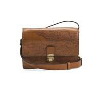 Patricia Nash Liana Umhängetasche aus Leder, mehrere Taschen, verstellbarer Riemen, 22,9 x 17,8 cm, Signature Map, 9.25in W x 7in H