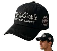 Patriotische Hüte für Herren, "We The People Have Had Enough Baseballkappen", Unisex-Mütze, für Camping, Angeln, Wandern, Golfen, Radfahren, Sportveranstaltungen, Feiern, Paraden, 4. Juli, Erwachsene