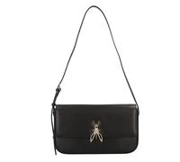 Patrizia Pepe Schultertasche Leder 31 cm nero (TAS032400)