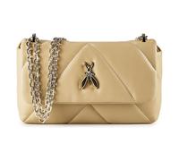 Patrizia Pepe Fly Padded Umhängetasche Leder 25 cm sand beige Damen