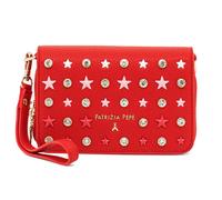 PATRIZIA PEPE Full Glam Studs Clutch Stars Red