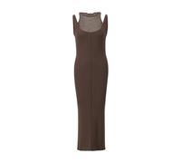 Patrizia Pepe - Geripptes Midikleid - Größe 40 - brown