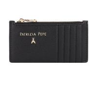 Patrizia Pepe Kreditkartenetui Leder 13 cm schwarz