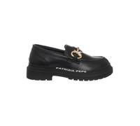 Patrizia Pepe Leder-Slipper in Schwarz - Größe 39 | Damen Schuhe Halbschuhe