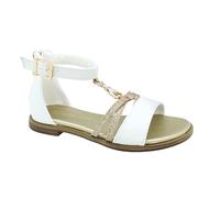 Patrizia Pepe Mädchen Pj293.27_35 Sandal, Metallic, 35 EU Schmal