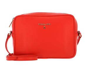 PATRIZIA PEPE Pepe City Crossbody Bag M Hibiscus Red