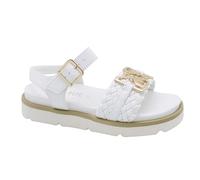 Patrizia Pepe - Sandalen für Mädchen - In Eco Calf - Farbe Weiß Platin - Größe 34