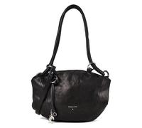 Patrizia Pepe Schultertasche Leder 20 cm schwarz