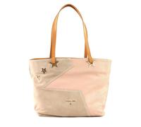 PATRIZIA PEPE Stars Laser Leather Shopper Butterfly Rose