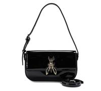 Patrizia Pepe Umhängetasche Leder 22 cm glossy black Damen