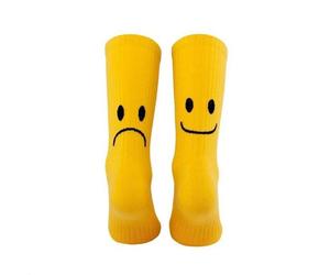 Patron Crew Socks SMILE Gelb 41-46