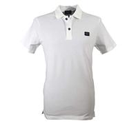 Paul and Shark Herren Pique Baumwoll-Polo-Shirt Weiß XXXL
