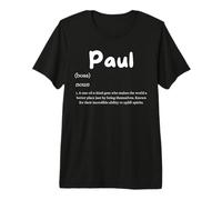Paul Definition Personalized Name Custom Costume for Pauls Premium T-Shirt