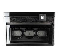 PAUL DESIGN - UHRENBEWEGER GENTLEMAN 3+5 - black apricot / für 3 Uhren, aufbewahren für 5 Uhren