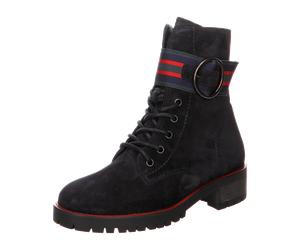 Paul Green 0063-9400-013/Schnürstiefelett für Damen, blau, Größe 38 ½ EU / 5,5 UK
