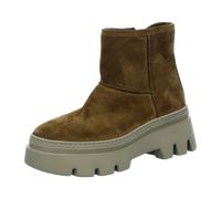 Paul Green Damen Bootie mit Warmfutter, Frauen Plateaustiefeletten,Warm gefüttert,Booties,halbstiefel,Kurzstiefel,Braun (Toffee),40 EU / 6.5 UK