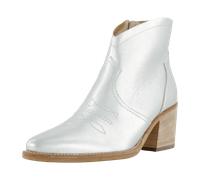 0076-8110-076/Stiefelette Silber Metallic
