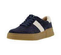 Paul Green Damen Sneaker mit Wechselfußbett, Frauen Low-Top Sneaker,schnürer,Plateausohle,Halbschuhe,straßenschuhe,Blau (Space/Biscuit),37 EU / 4.5 UK