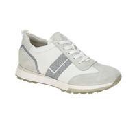 Sneaker PAUL GREEN "Paul Green Sneaker Leder", Damen, Gr. 38,5, weiß kombi, Leder, casual, Schuhe (11285166-38,5) weiß kombi