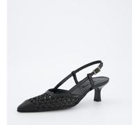 Paul Green 0077-6144-007/Sandalette für Damen, schwarz, Größe 40 EU / 6,5 UK