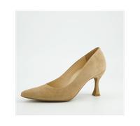 Pumps PAUL GREEN "Paul Green Pumps Veloursleder", Damen, Gr. 40, beige, Veloursleder, Schuhe Pumps (45757450-40) beige