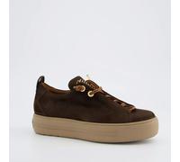 Paul Green Damen, Frauen Low-Top Sneaker,straßenschuhe,Strassenschuhe,Freizeitschuhe,Turnschuhe,Laufschuhe,schnürschuhe,Braun (Moro),37 EU / 4 UK