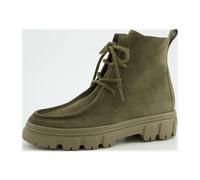 Paul Green Stiefelette Veloursleder Olive - 41