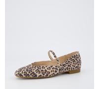 Paul Green Ballerina 1111-107, Rauleder, Beige, Damen EU 5/38