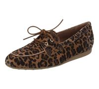 Bootsschuh PAUL GREEN "Paul Green Halbschuhe Veloursleder", Damen, Gr. 38, braun (leopard), Veloursleder, casual, Schuhe (28147453-38) leopard