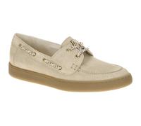 Bootsschuh PAUL GREEN "Paul Green Halbschuhe Veloursleder", Damen, Gr. 37,5, beige, Veloursleder, Schuhe Bootsschuh (79283363-37,5) beige
