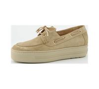 Paul Green Damenschuhe Elegante Schnürer 1197 Beige Größe 37 EU / 4 UK