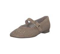 Riemchenballerina PAUL GREEN "Paul Green Ballerinas Leder", Damen, Gr. 42, beige, Leder, Schuhe Riemchenballerina, Topseller (53045840-42) beige