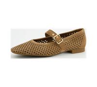 Paul Green Riemchenballerina 1213 Damen Veloursleder Nut (Braun) 38 EU