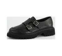 Slipper PAUL GREEN "Paul Green Slipper Leder", Damen, Gr. 40,5, schwarz, Leder, Schuhe Slipper (74276565-40,5) schwarz