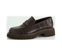 Slipper PAUL GREEN "Paul Green Slipper Glattleder", Damen, Gr. 42, moro lack, Glattleder, Schuhe Slipper (83866350-42) moro lack