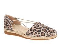 Paul Green 2856-239 Damen Klassische Ballerinas Rauleder in braun - Gr. 38,5