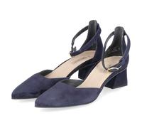 Paul Green 3820-040 Damen Spangenpumps Rauleder in blau - Gr. 41