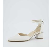 Paul Green Damen, Frauen Riemchenballerinas,Slip-ons,spangenballerinas,Mary-Jane,weiblich,Lady,Ladies,Women's,Woman,Weiss (White/Offwhite),40.5 EU / 7 UK