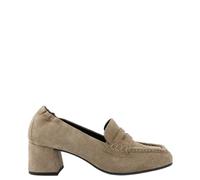 Paul Green 3861-005 Damen Hochfrontpumps/Trotteur Rauleder in Taupe - Gr. 38,5
