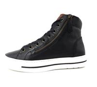 Paul Green Damen, Frauen High-Top Sneaker,Freizeitschuhe,Laufschuhe,schnürschuhe,high top Sneaker,Sneaker-Stiefel,Schwarz (JA),40.5 EU / 7 UK