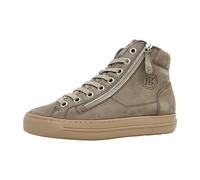 Paul Green Damen Hightop-Pauls, Frauen High-Top Sneaker,high top Sneaker,Sneaker-Stiefel,mid cut,Halbschuhe,straßenschuhe,Beige (TAUPE),42 EU / 8 UK