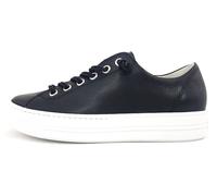 Paul Green Damen Low-Top Sneaker 0075-4081-265 Pauls Schnürer Plateausohle Schwarz Gr. 38.5
