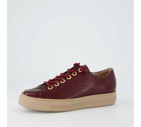 Sneaker PAUL GREEN "Paul Green Sneaker Leder", Damen, Gr. 40,5, rot lack, Leder, casual, Schuhe (13345305-40,5) rot lack