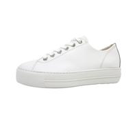 Paul Green Damen, Frauen Low-Top Sneaker,schnürschuhe,schnürer,Plateausohle,Halbschuhe,straßenschuhe,Strassenschuhe,Weiß (JA),37 EU / 4 UK