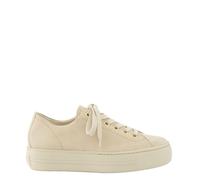 Paul Green 4790-829 Damen Sneaker Low Rauleder in beige - Gr. 40,5